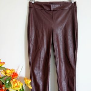Ann Taylor Faux Leather Pants / Leggings